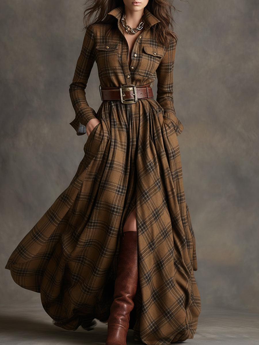 Scarlett | Vestido camisero con cinturón