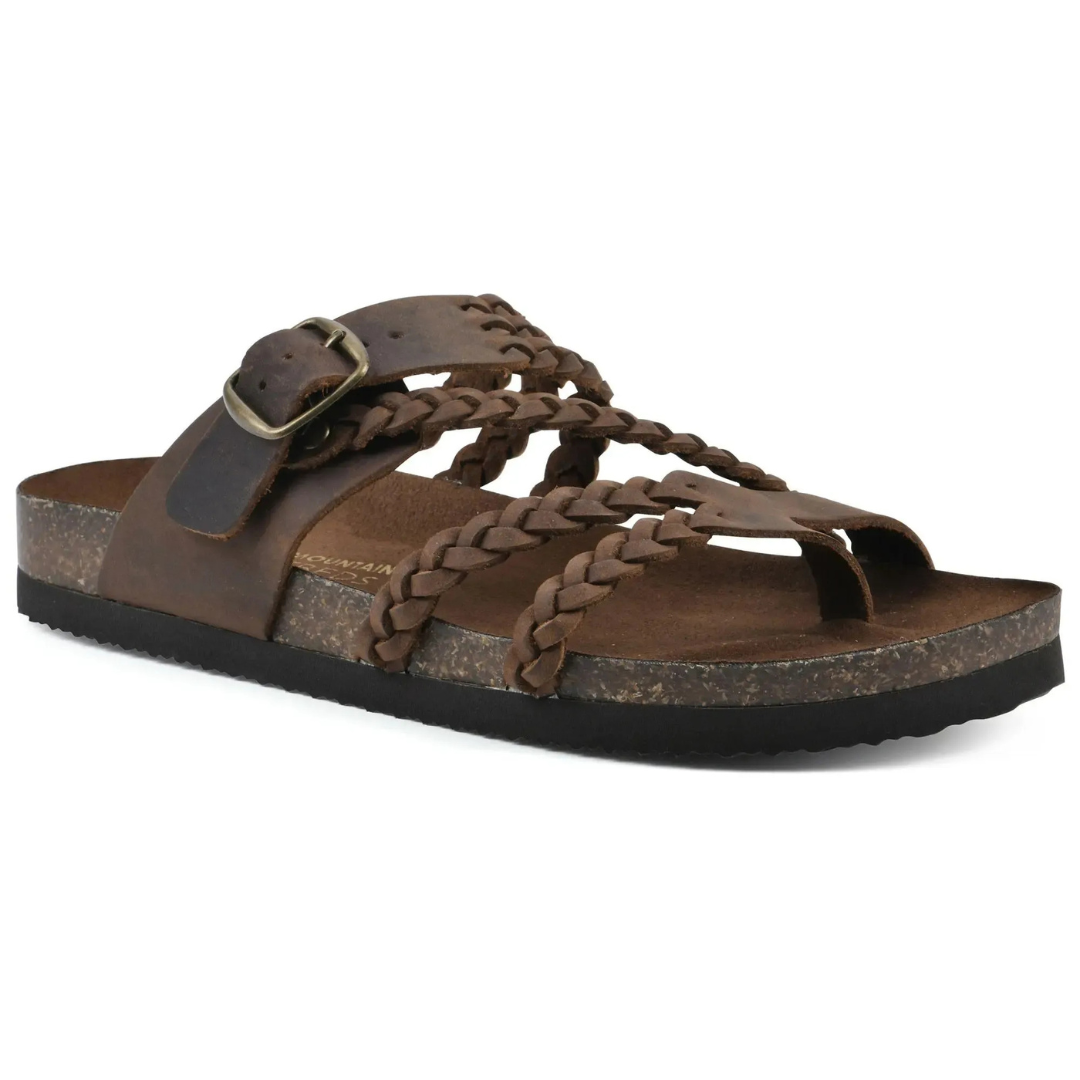 HAYLEIGH™: sandalia ortopédica de piel trenzada