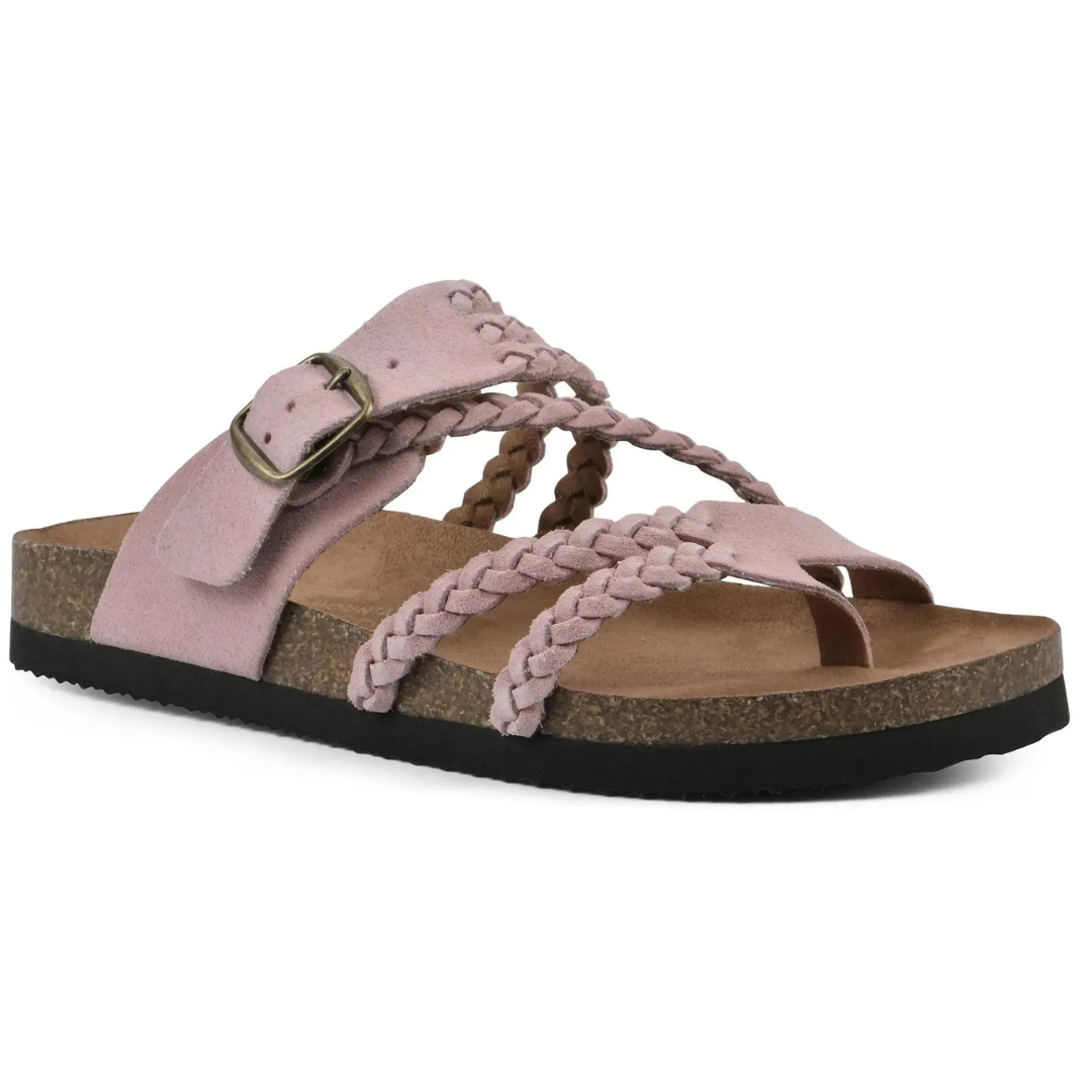 HAYLEIGH™: sandalia ortopédica de piel trenzada