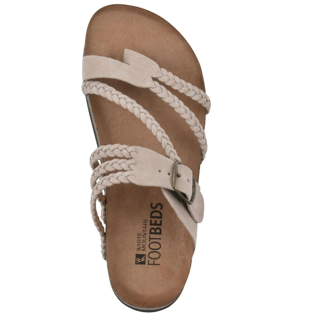 HAYLEIGH™: sandalia ortopédica de piel trenzada