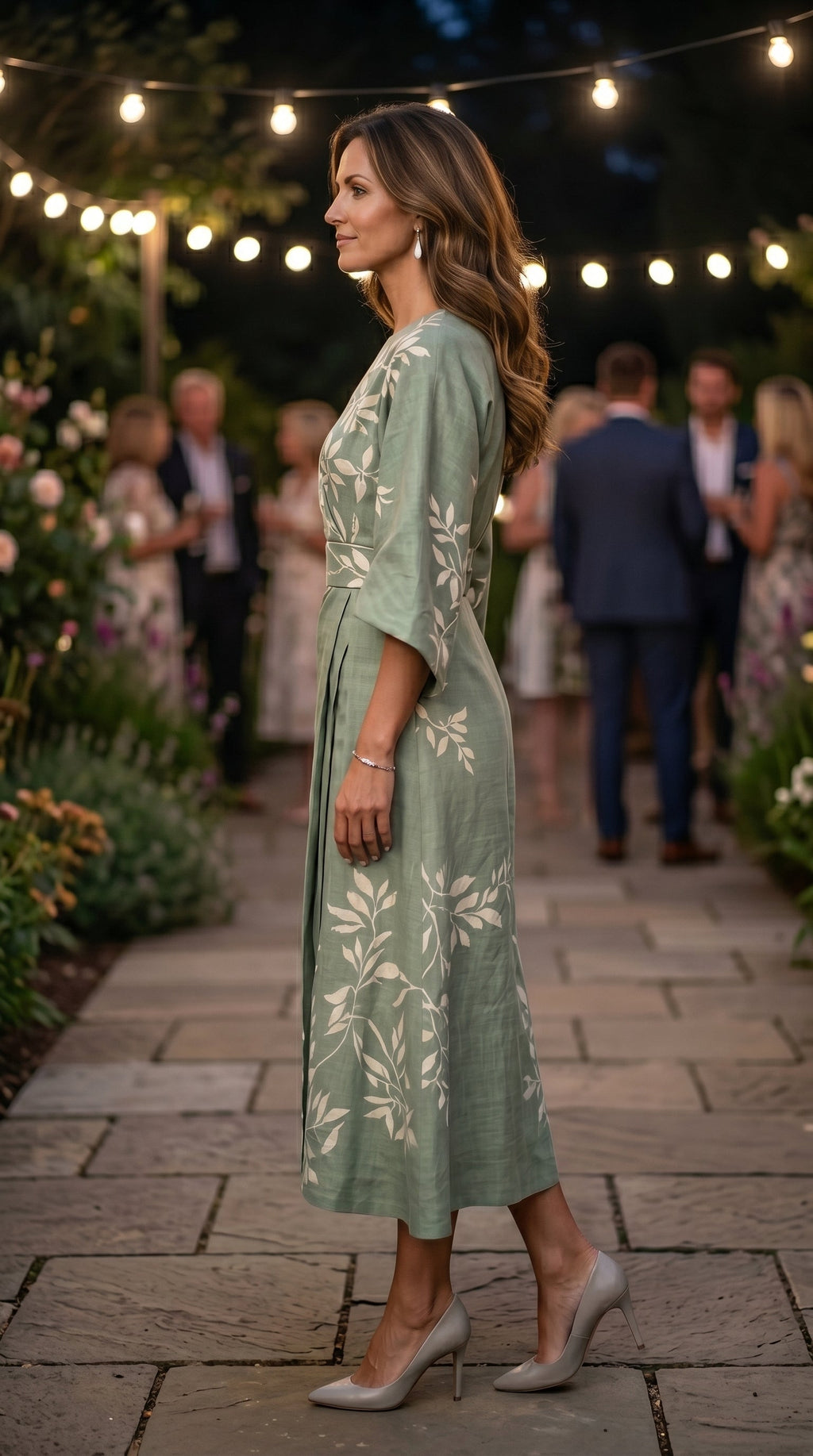 Eden™ | Vestido Floral de Cintura Alta