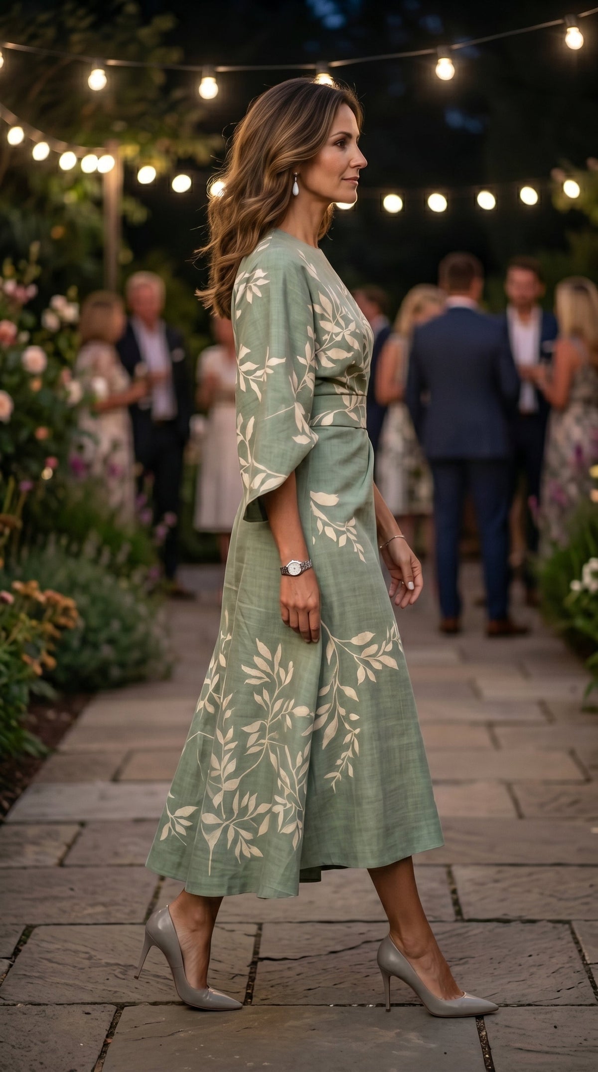 Eden™ | Vestido Floral de Cintura Alta
