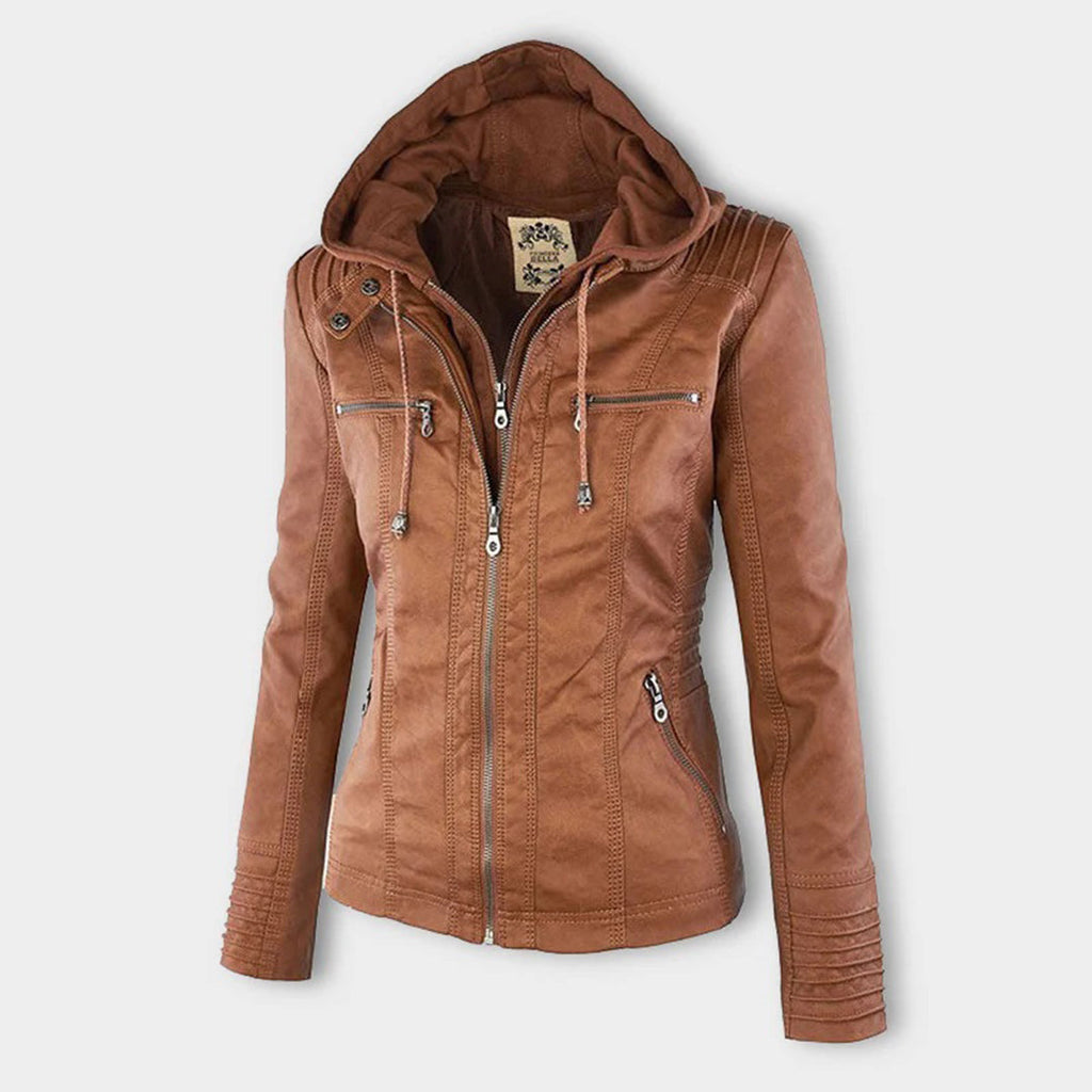 Chaqueta de piel Flavia