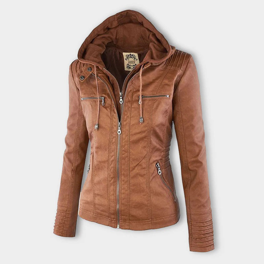 Chaqueta de piel Flavia