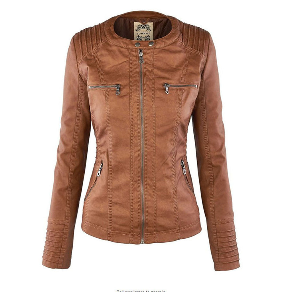 Chaqueta de piel Flavia