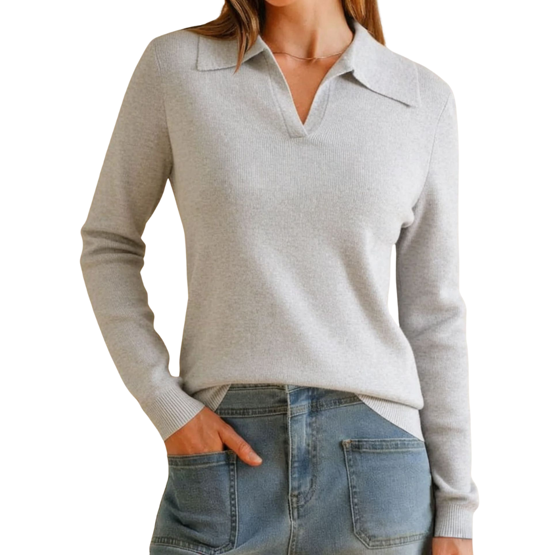 ROSAMUND™: jersey polo de punto clásico