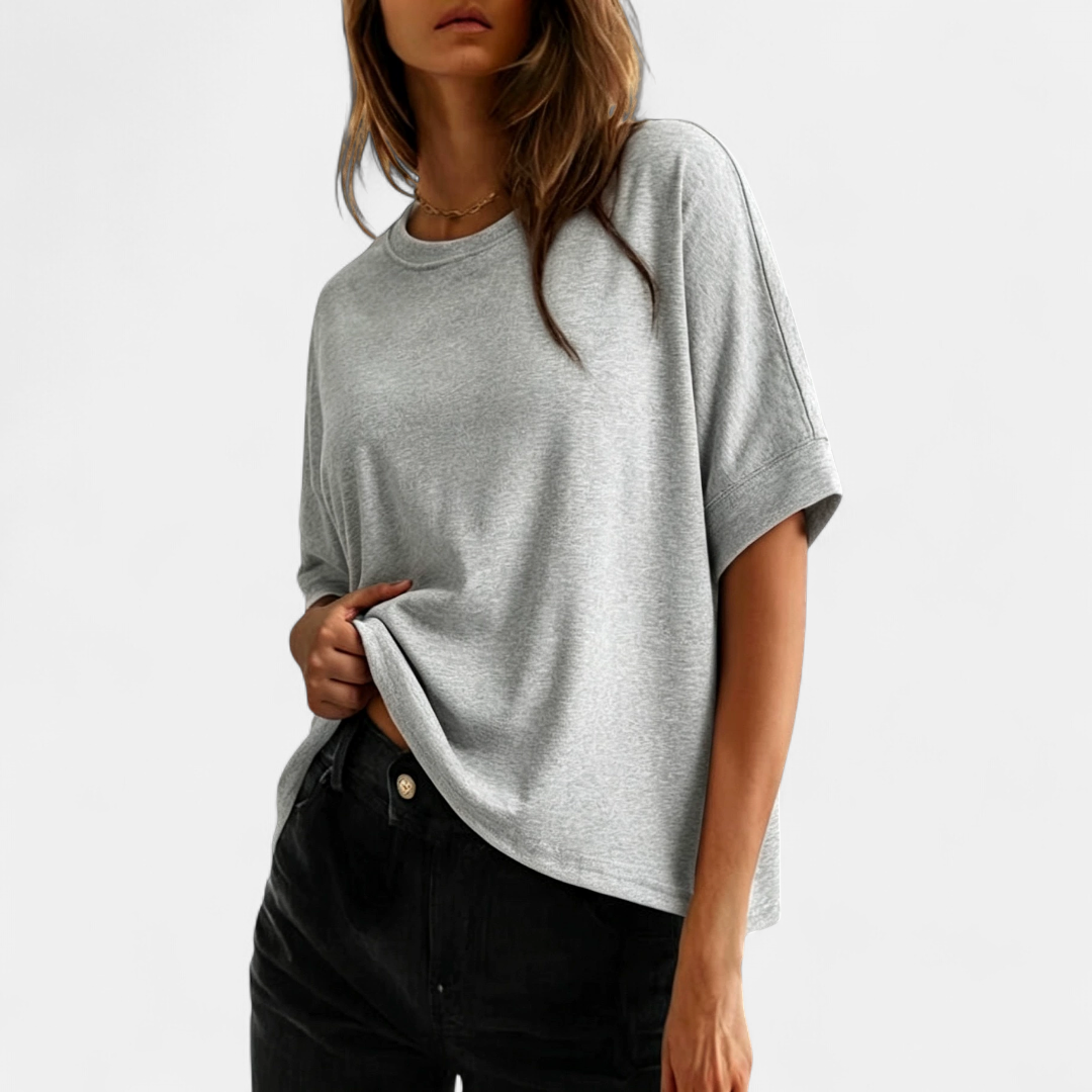 GEMMA™ – Camiseta de algodón relajada para el día a día