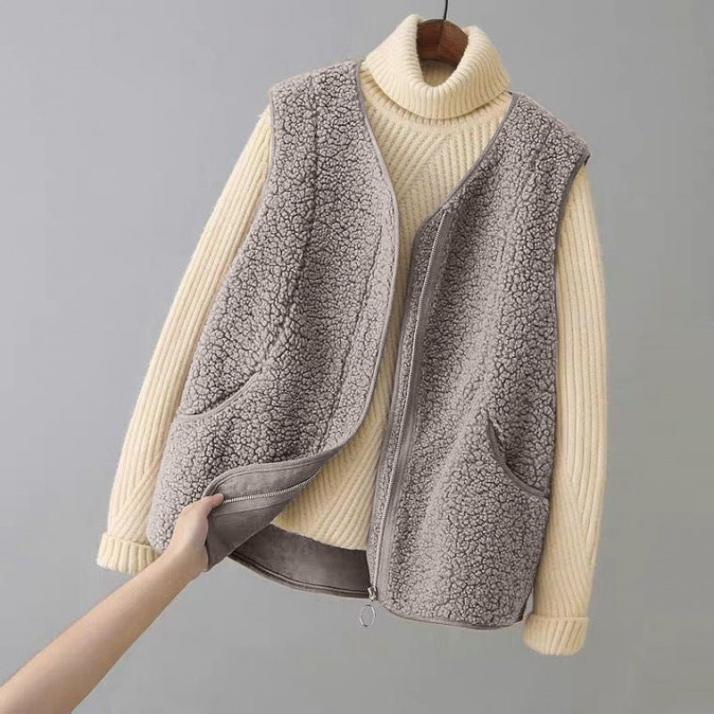 Harlow | Chaleco acogedor de borreguito