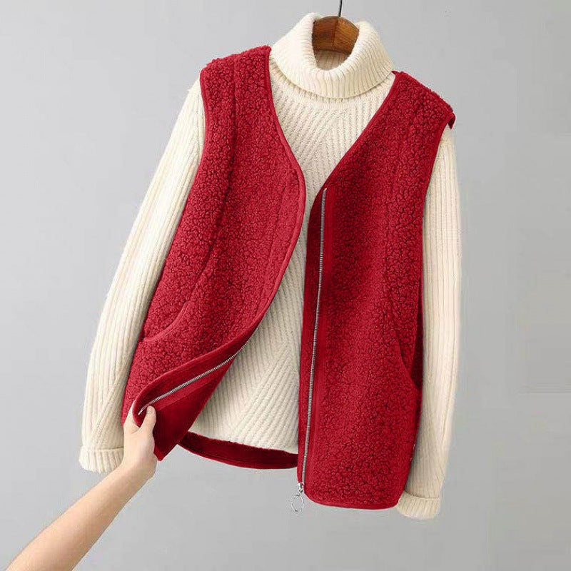 Harlow | Chaleco acogedor de borreguito