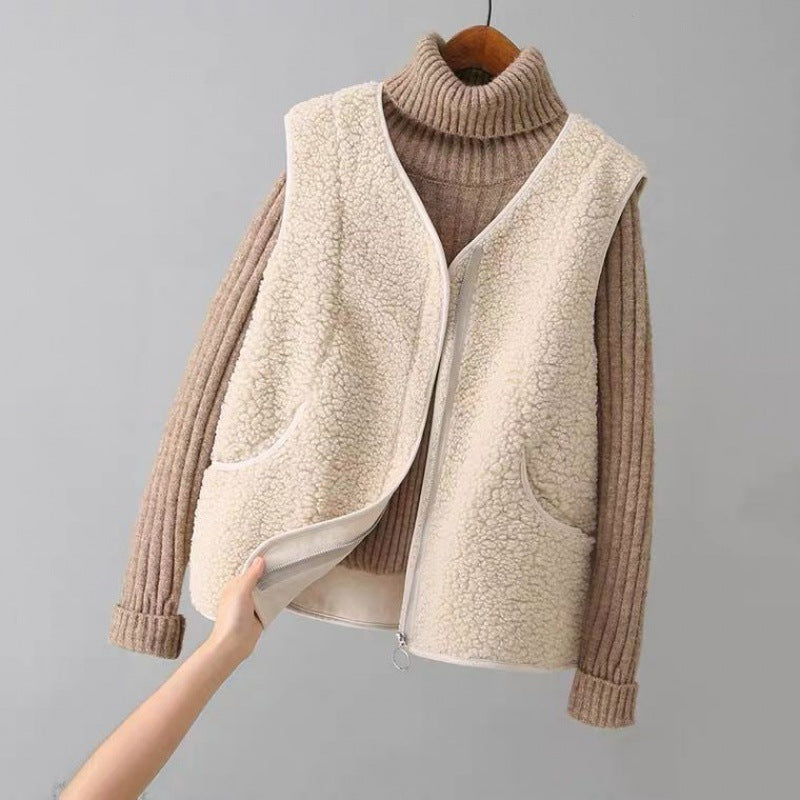 Harlow | Chaleco acogedor de borreguito