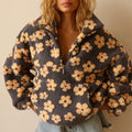 Daisy | Chaqueta polar con estampado floral