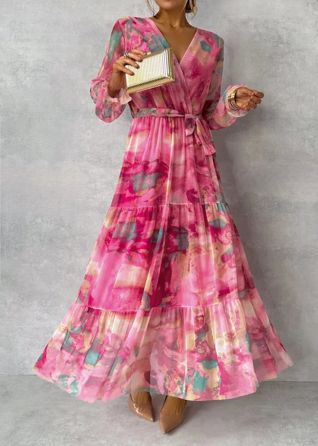Anouk | Vestido Maxi Floral Cruzado
