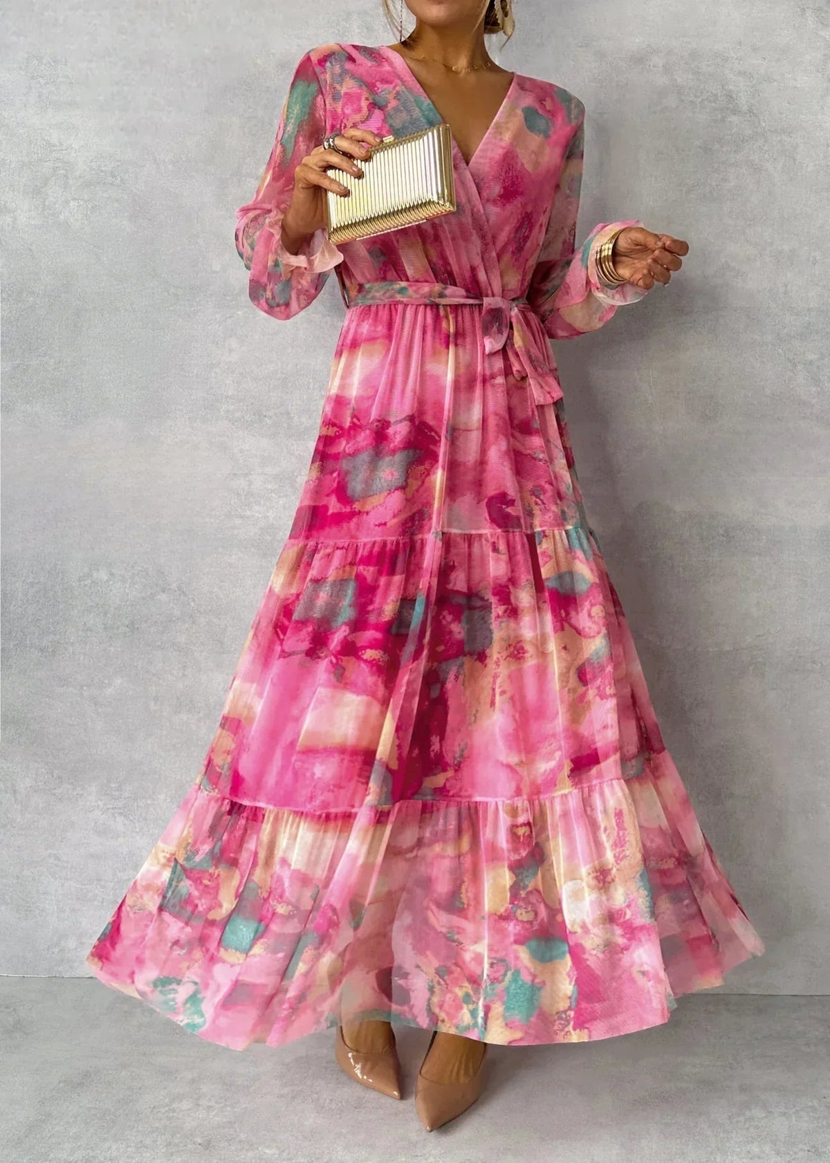 Anouk | Vestido Maxi Floral Cruzado