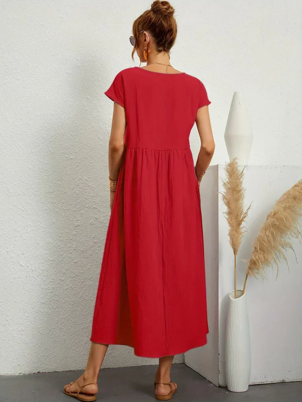 Gabrielle™ — Vestido Midi con Fluidez Elegante Atemporal