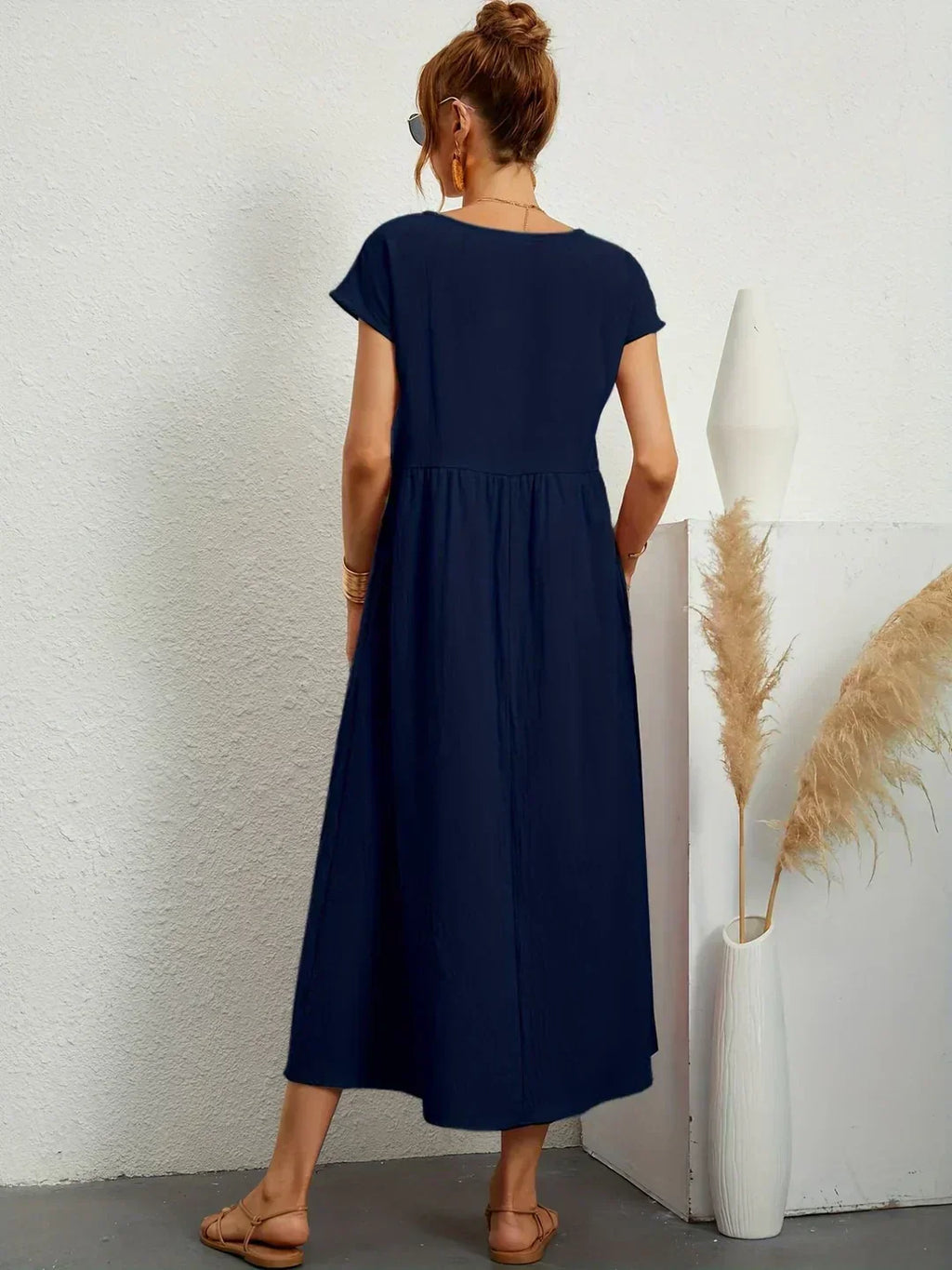 Gabrielle™ — Vestido Midi con Fluidez Elegante Atemporal