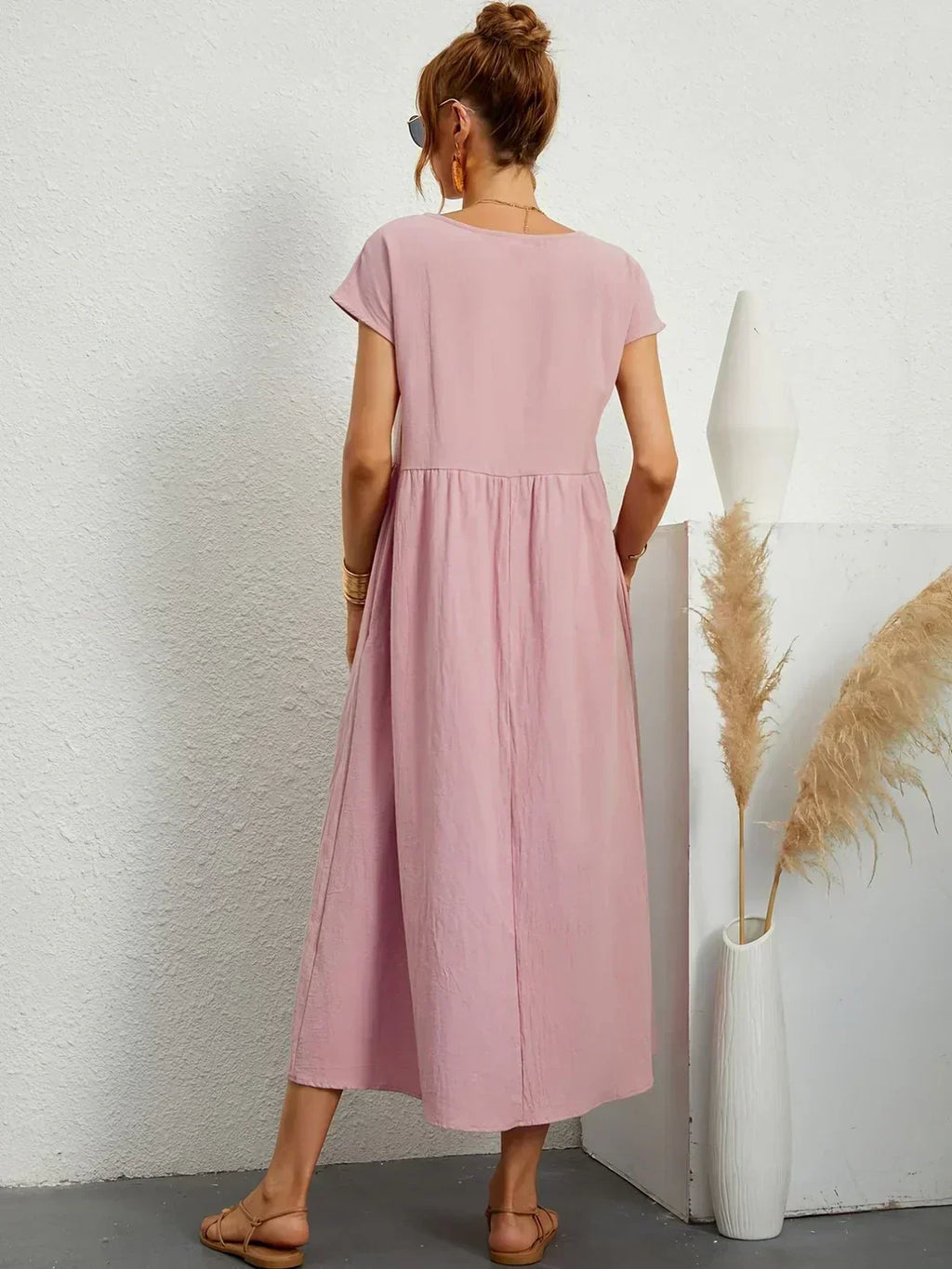 Gabrielle™ — Vestido Midi con Fluidez Elegante Atemporal