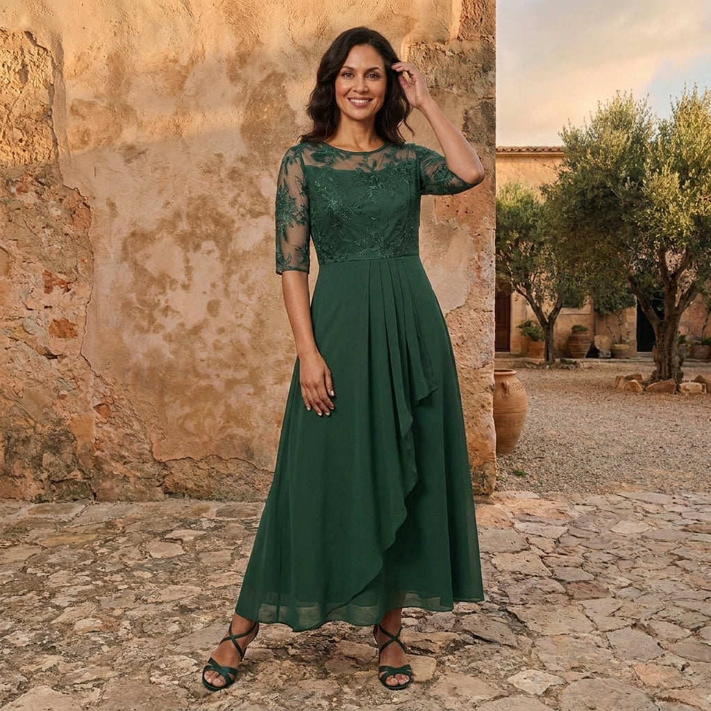 Lyon | Vestido de Gasa Elegante