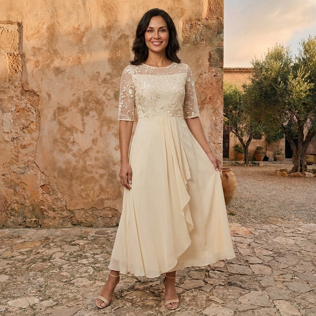 Lyon | Vestido de Gasa Elegante