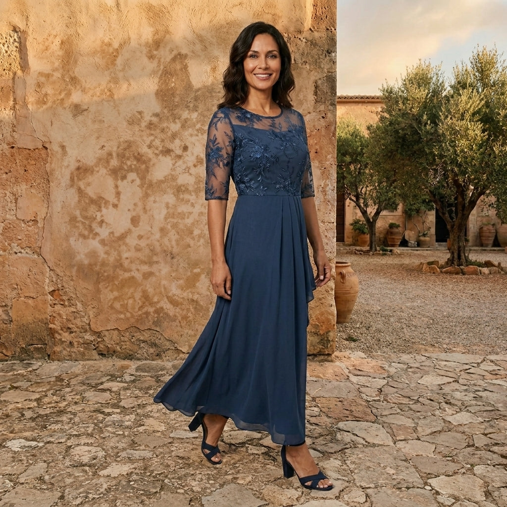 Lyon | Vestido de Gasa Elegante
