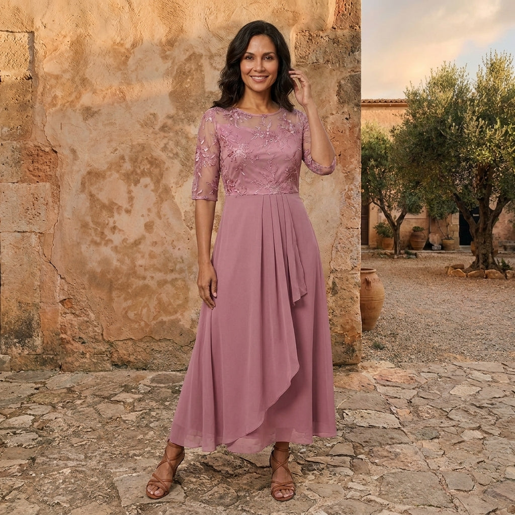 Lyon | Vestido de Gasa Elegante