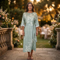 Eden™ | Vestido Floral de Cintura Alta