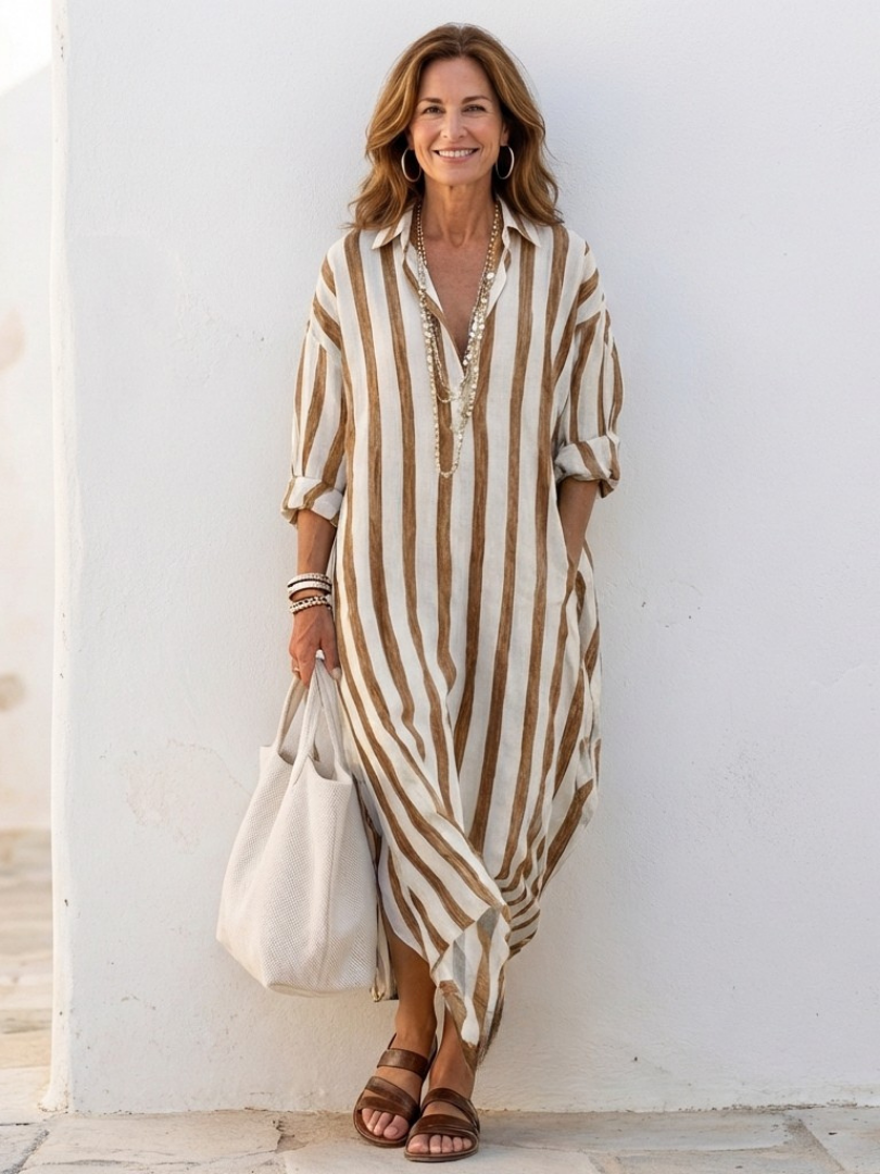 Naomi | Vestido de rayas