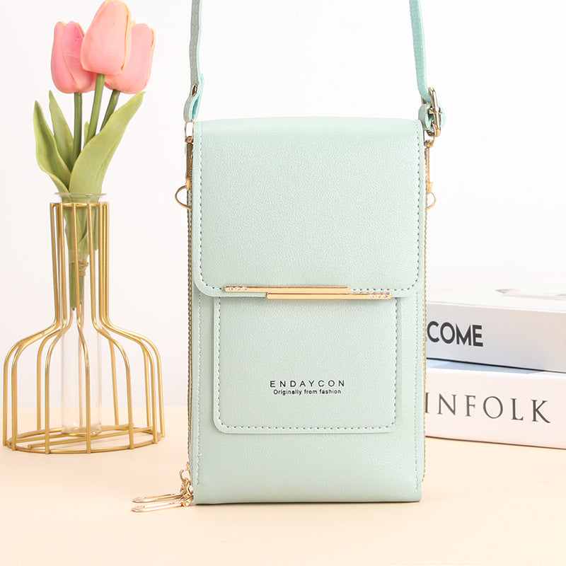 AVERA - Elegante Bolso Bandolera para Móvil con Pantalla Táctil