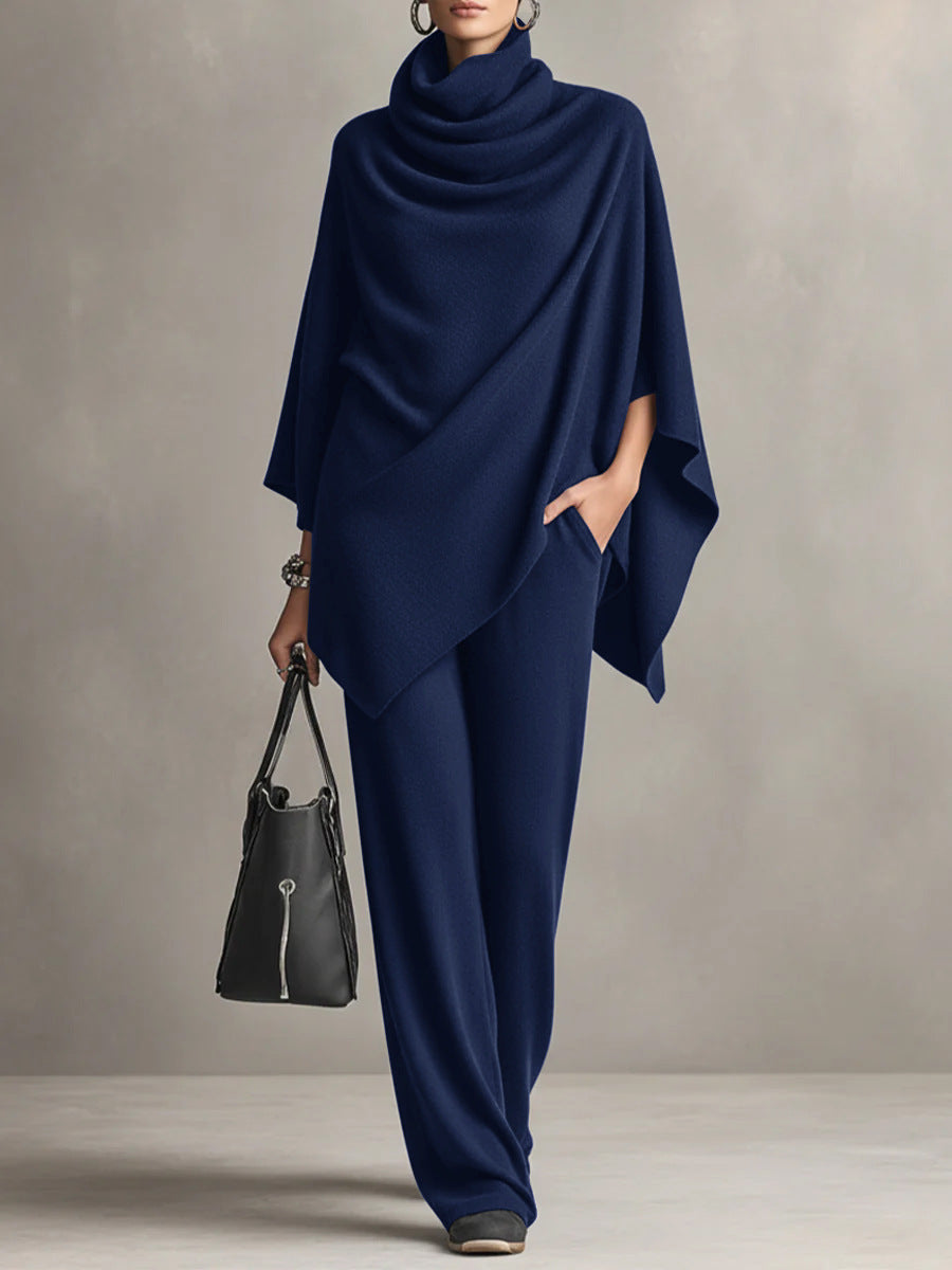 Celeste | Elegante conjunto de dos piezas con caída