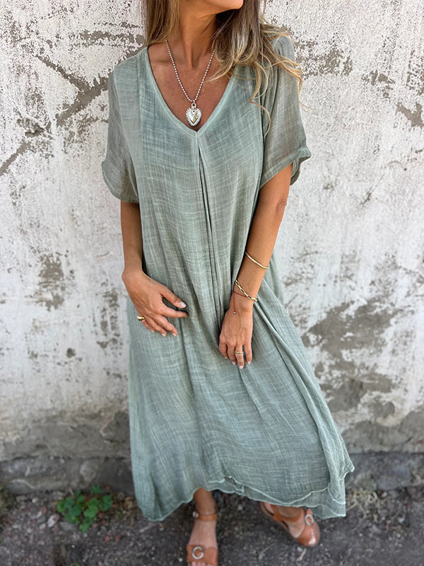 Violet™ | Vestido holgado con escote en V