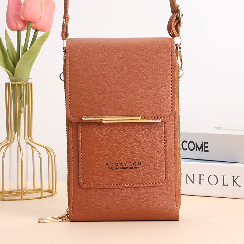 AVERA - Elegante Bolso Bandolera para Móvil con Pantalla Táctil