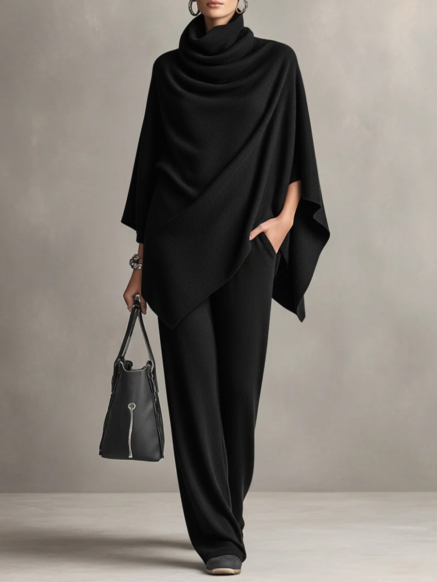 Celeste | Elegante conjunto de dos piezas con caída
