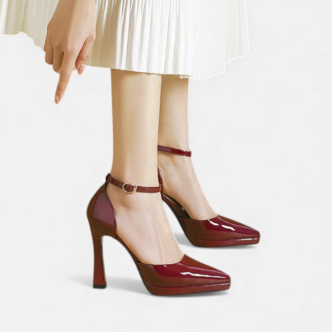 Tacones de Piel Evette