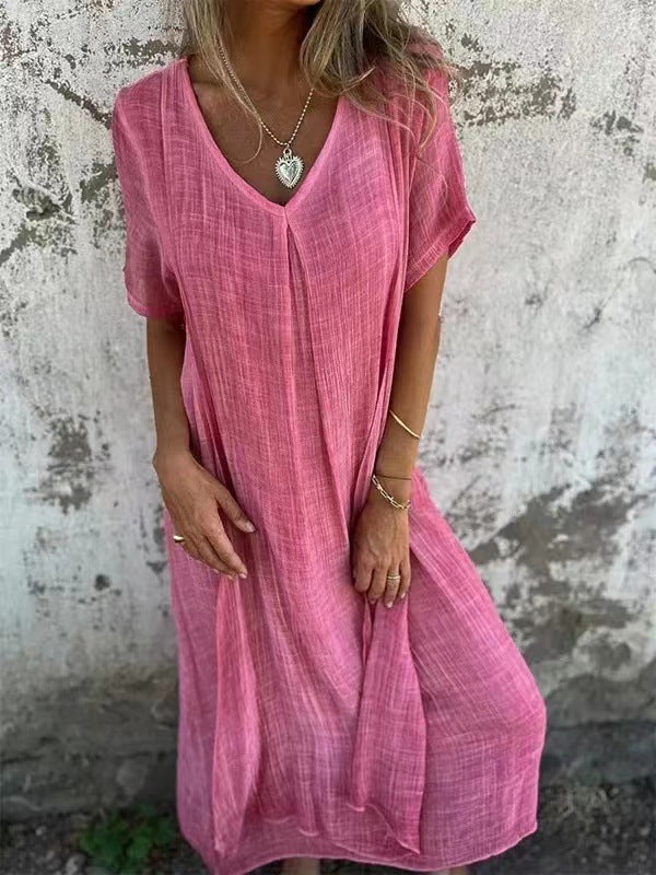Violet™ | Vestido holgado con escote en V