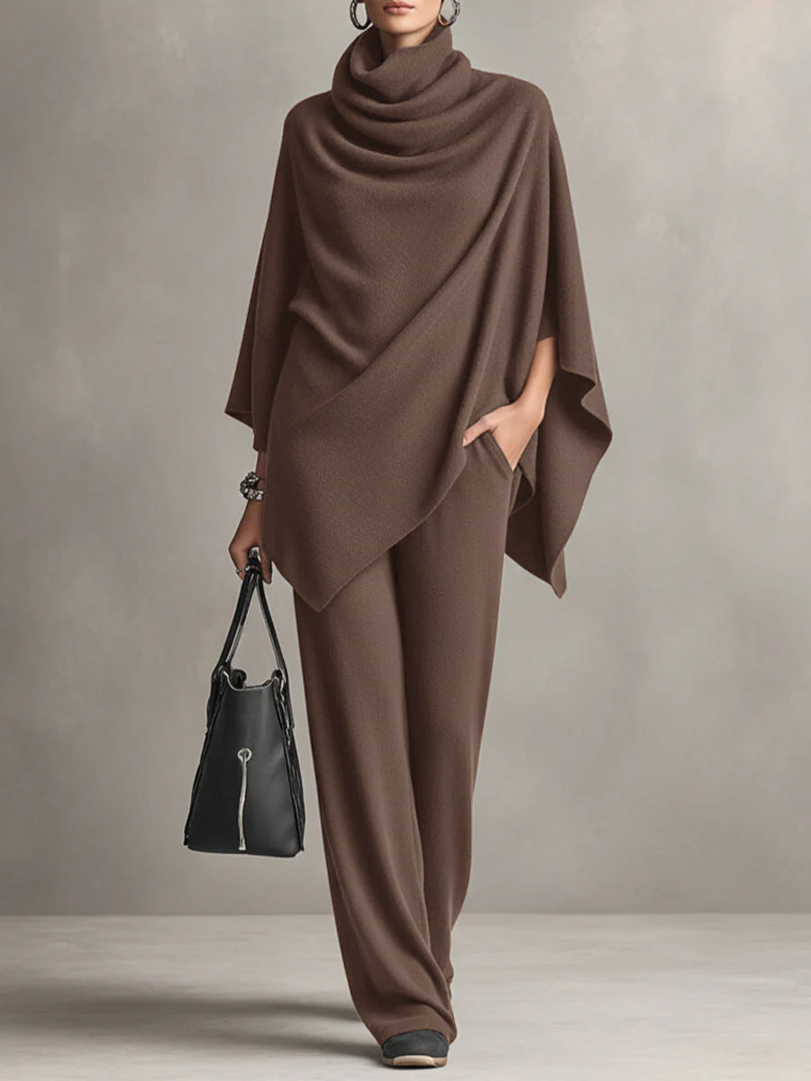 Celeste | Elegante conjunto de dos piezas con caída