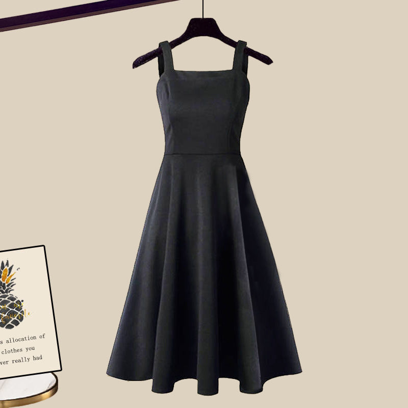Conjunto de Vestido de Punto Elegante Marvella – Look acogedor de dos piezas para otoño e invierno