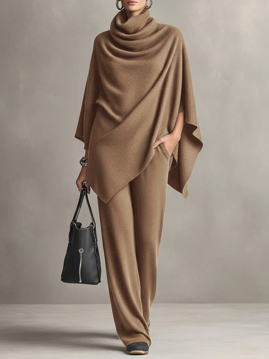 Celeste | Elegante conjunto de dos piezas con caída