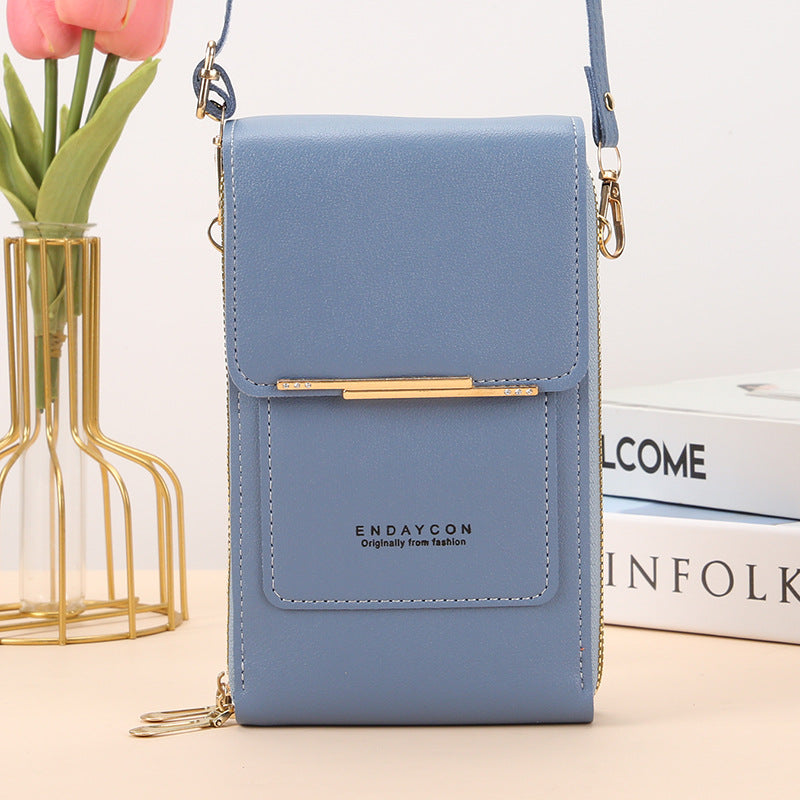 AVERA - Elegante Bolso Bandolera para Móvil con Pantalla Táctil