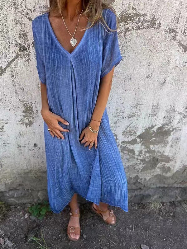Violet™ | Vestido holgado con escote en V