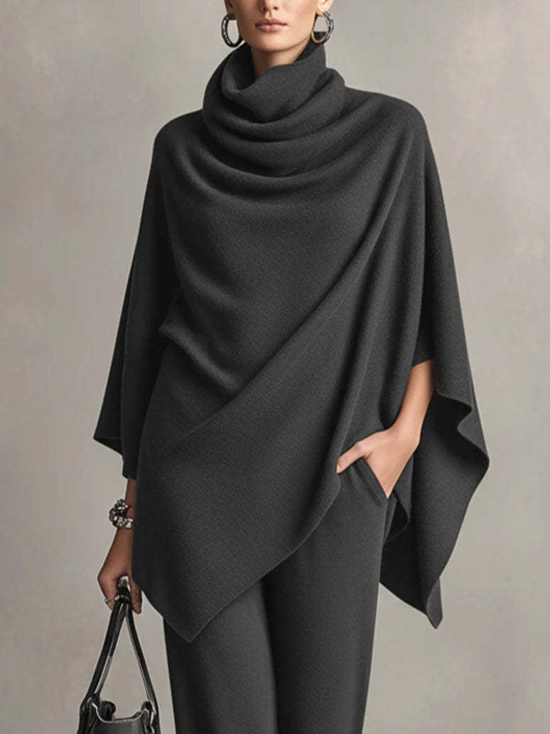 Celeste | Elegante conjunto de dos piezas con caída