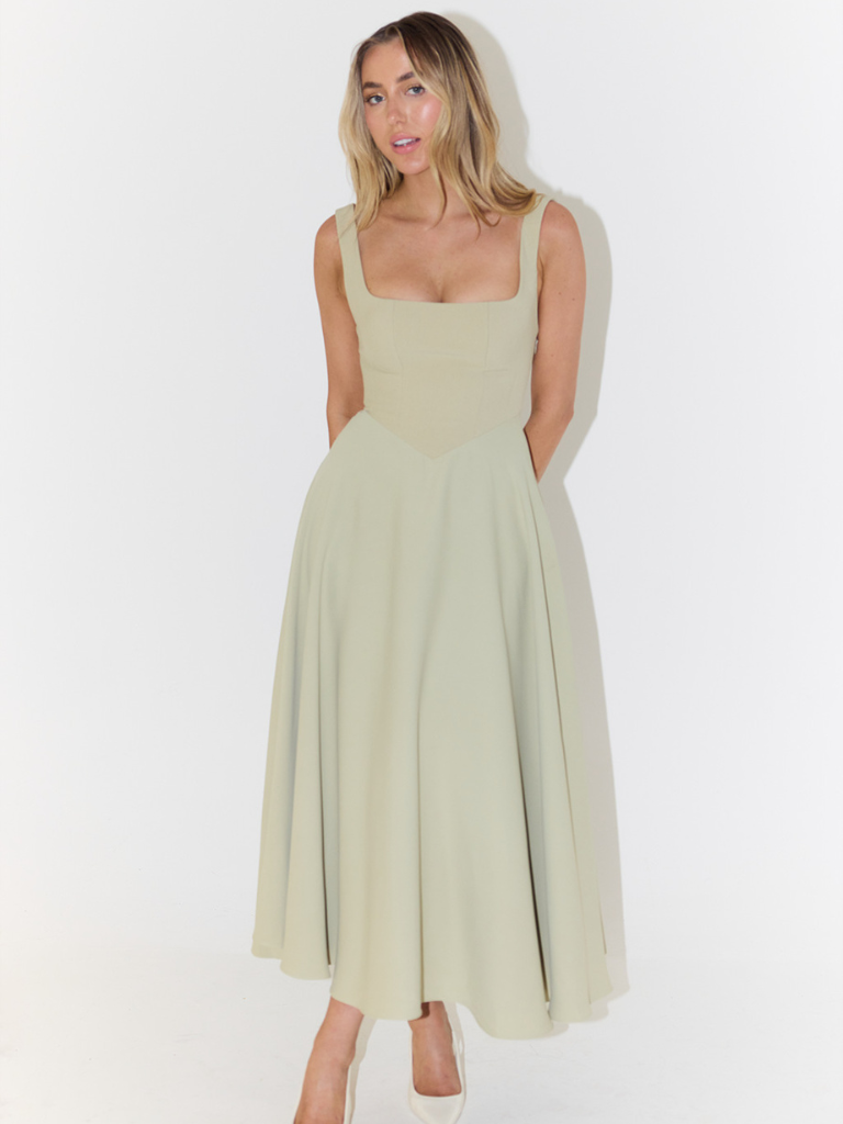 Antonia | Vestido midi clásico