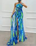 Celia | Vestido de Noche Drapeado de un Hombro