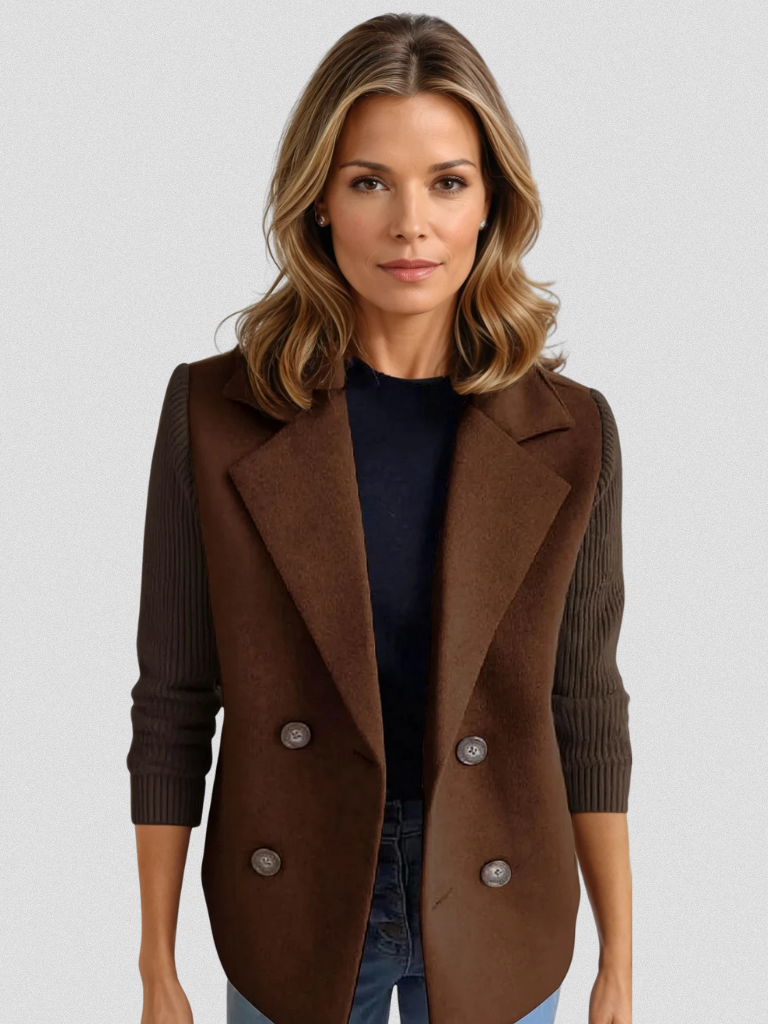 EVA | Blazer de punto acogedora