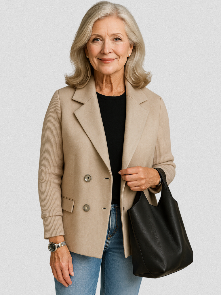 EVA | Blazer de punto acogedora