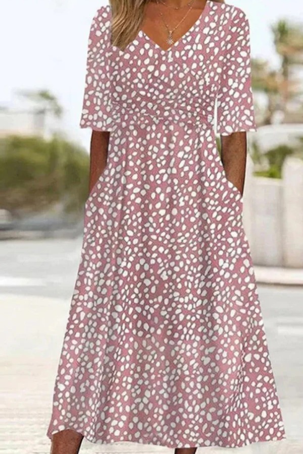 Romy | Vestido Midi que Disimula el Abdomen