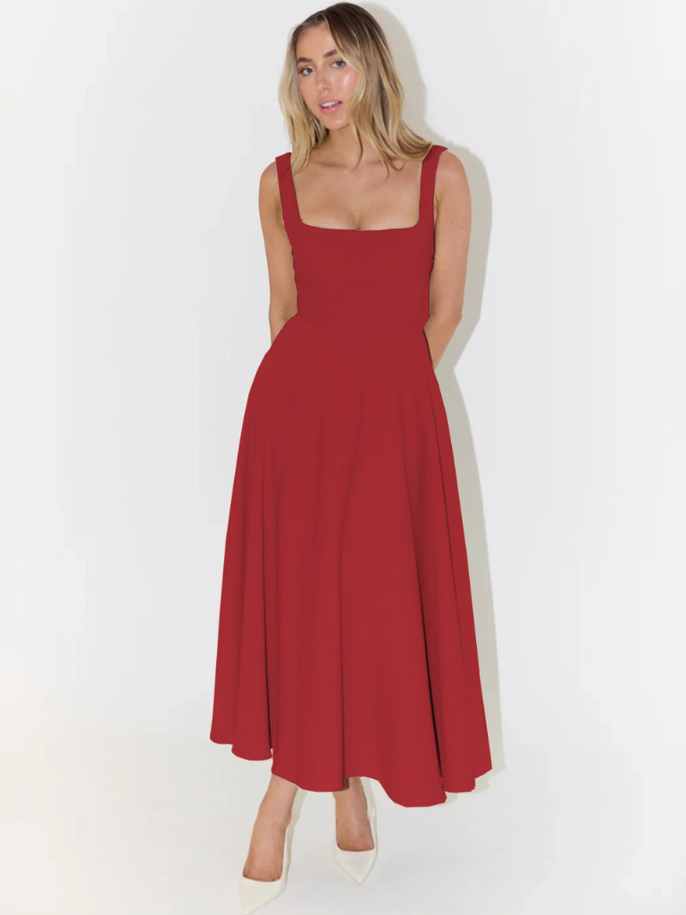 Antonia | Vestido midi clásico