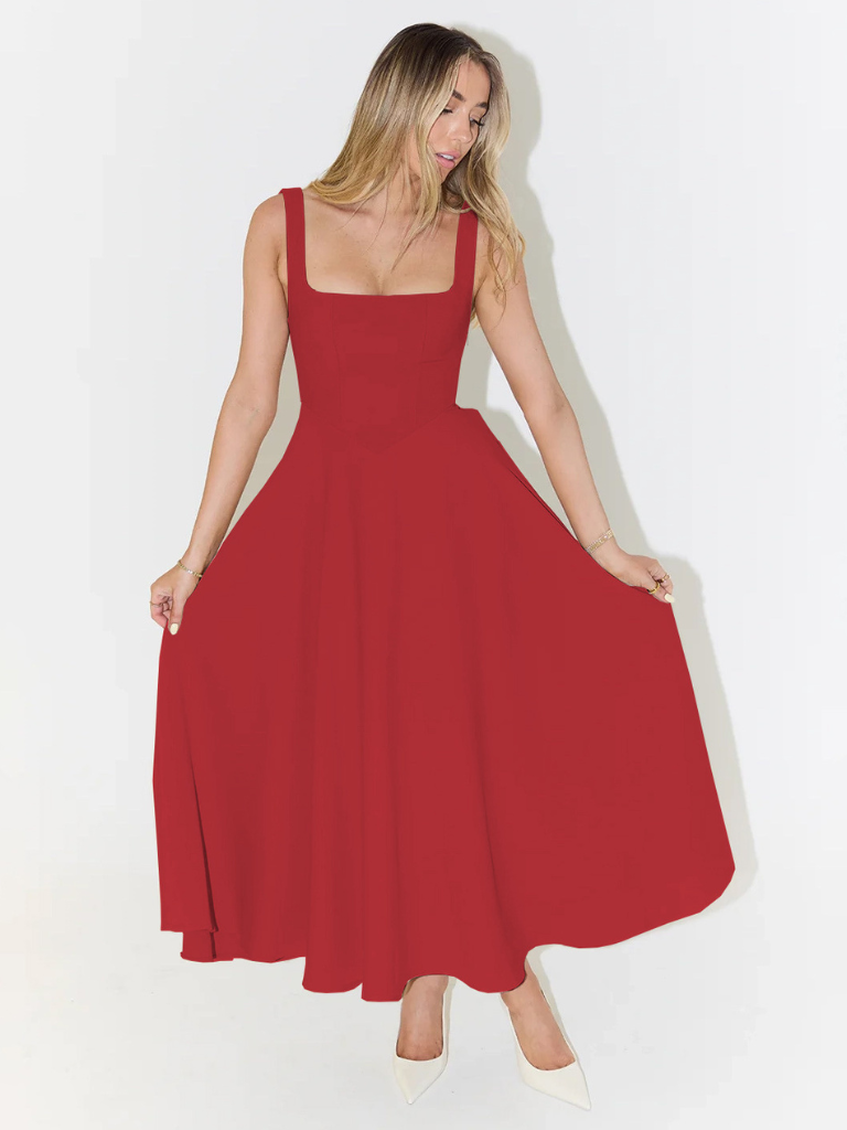 Antonia | Vestido midi clásico