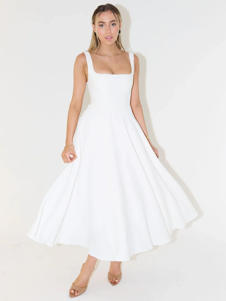 Antonia | Vestido midi clásico