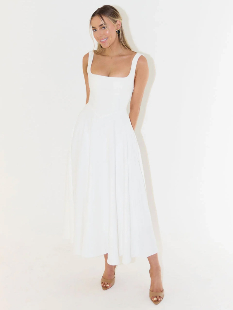 Antonia | Vestido midi clásico
