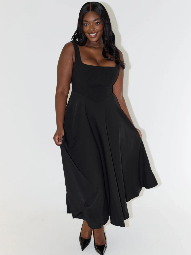 Antonia | Vestido midi clásico