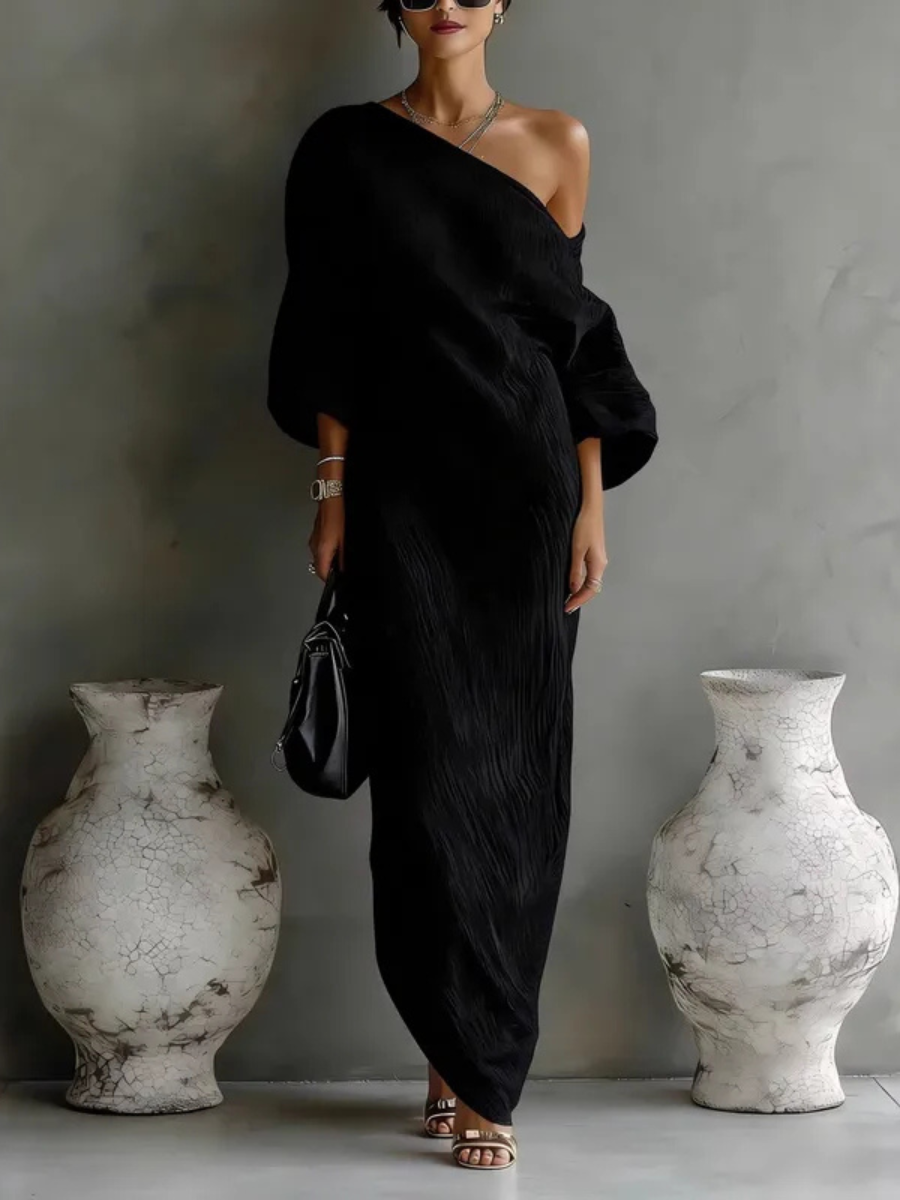 Nelle™: vestido maxi elegante